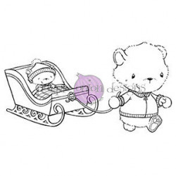 Theodore & Little (Bears With Sled)