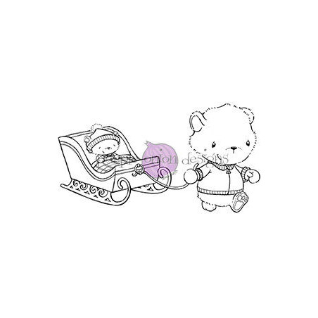 Theodore & Little (Bears With Sled)