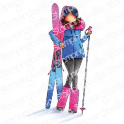 Curvy Girl Loves to Ski