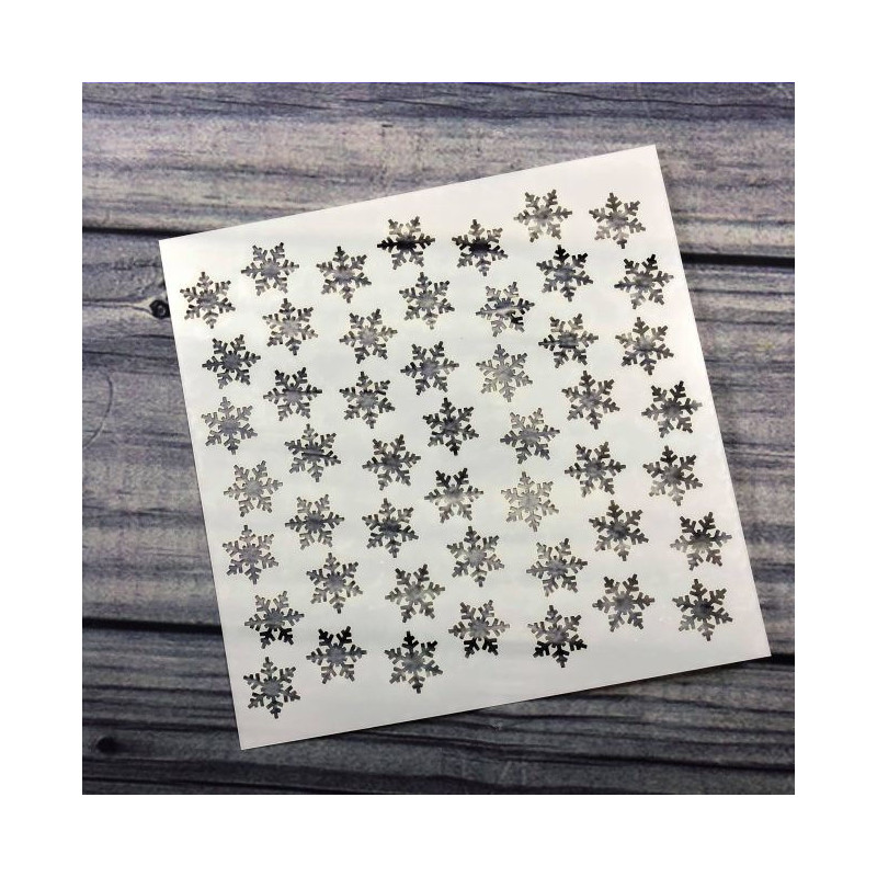 Sparkling Snowflake Stencil