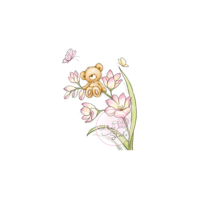 Bear on Flower