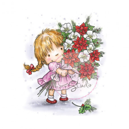 Girl With X-Mas Bouquet