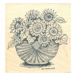 Sunflowers in Basket