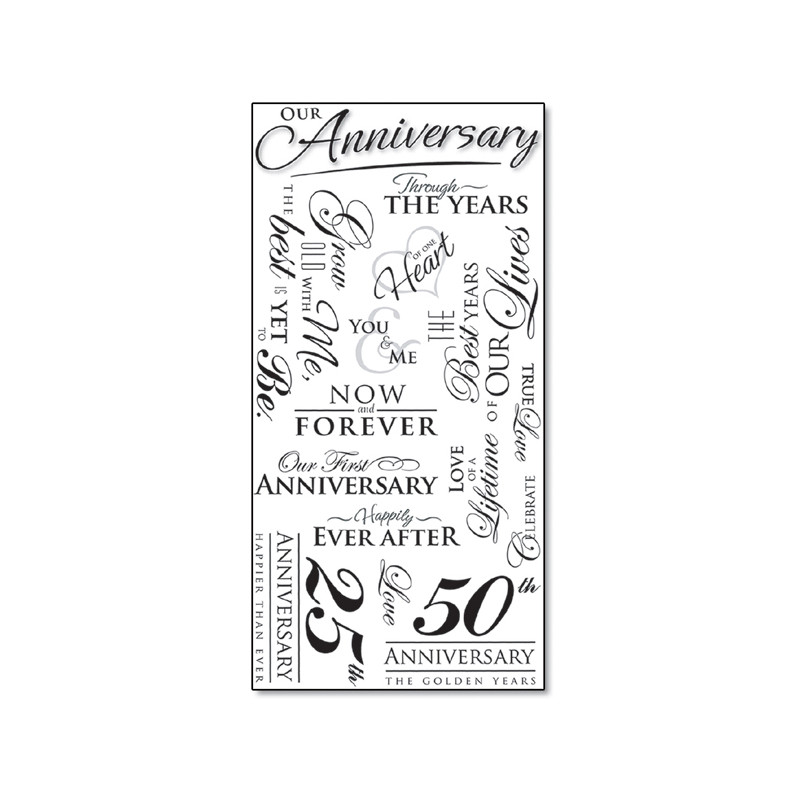 GRATIS – Our Anniversary Clear Sticker