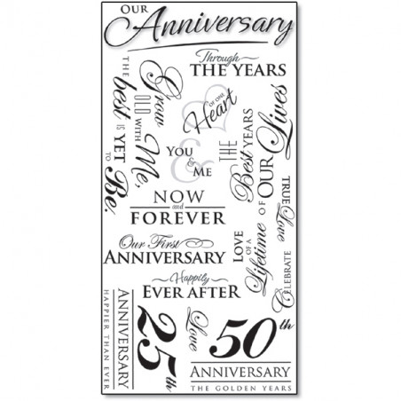 GRATIS – Our Anniversary Clear Sticker