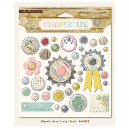 Miss Caroline – Lucky Decorative Brads