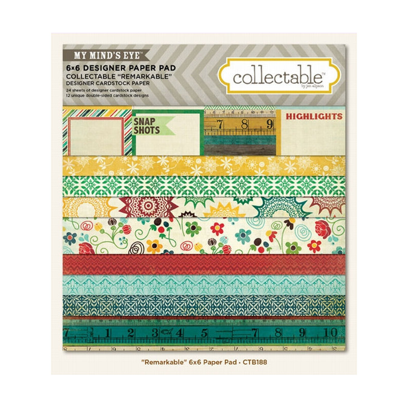 Collectable – Remarkable 6 x 6 Paper Pad