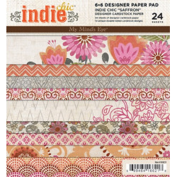Indie Chic – Saffron 6 x 6 Paper Pad