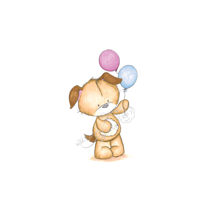 Toby With Balloons