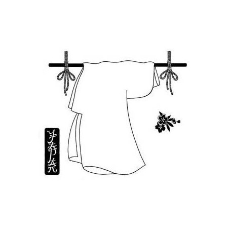 Set: Kimono mit Ornamenten